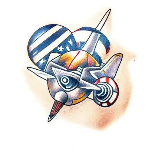 Fighter Plane And Soccer