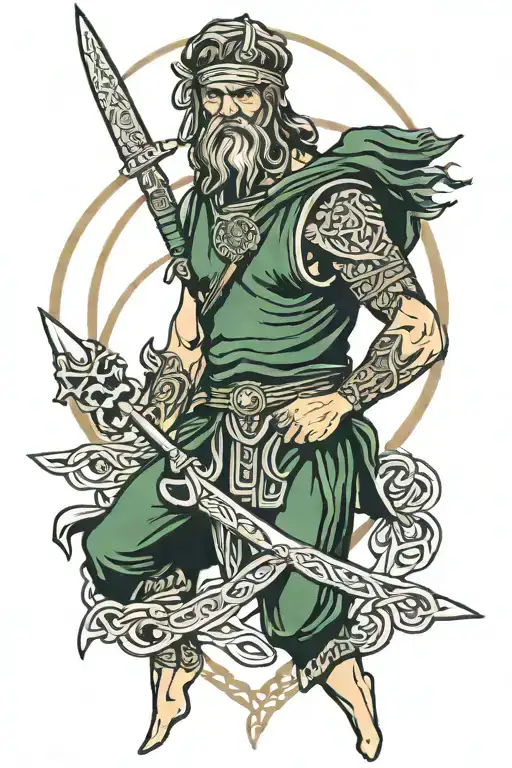 Celtic Warrior Holding