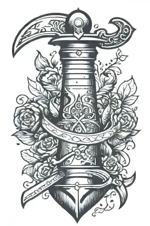 Sword In A Stone Hand