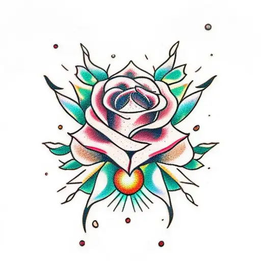 Whole Body Gazelle With A Rose