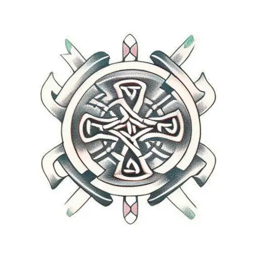 Celtic Cross For Bicep