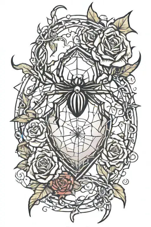 Spider And Heart Of Thorns