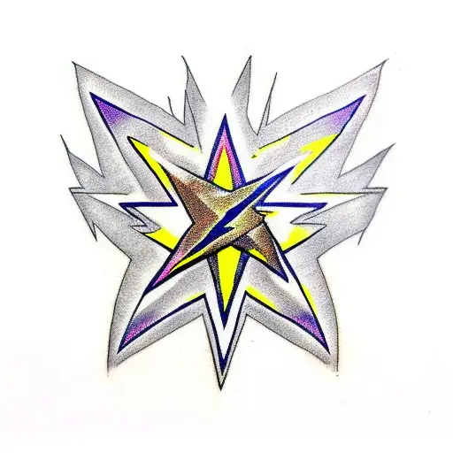 Ziggy Stardust Lightning Bolt Symbol