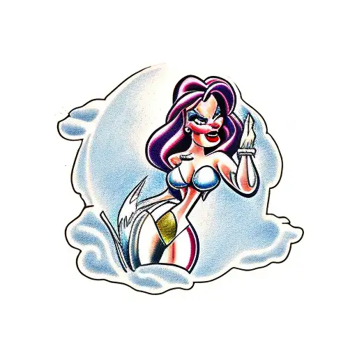 Jessica Rabbit With Lighthouse