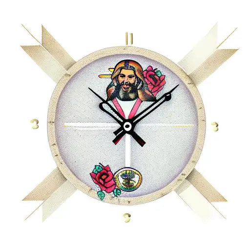 Jesus Clock Hebrew