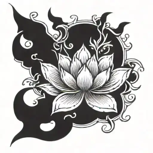 Lotus Phoenix Sun Setting