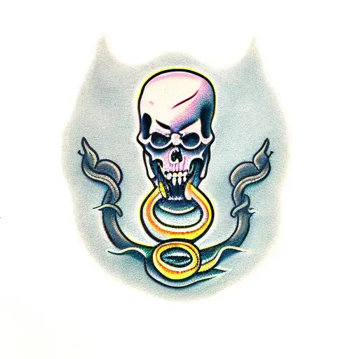 Grim Reaper With Snake