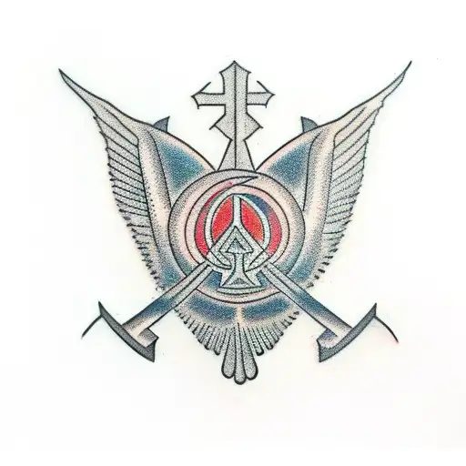 Ankh Symbol And Hawkeyes