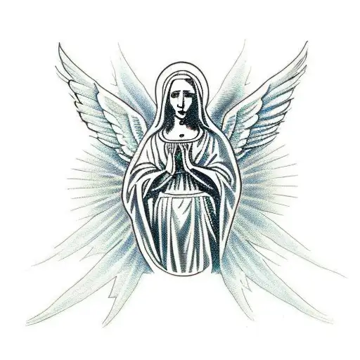 Virgin Mary Guardian Angel