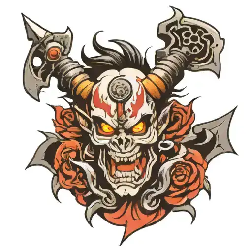 Anime Demon Cleaving Blade