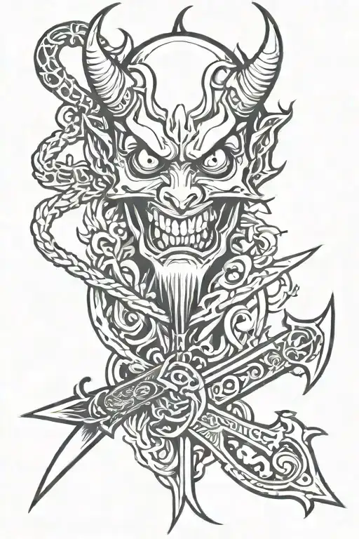 Anime Demon Cleaving Blade