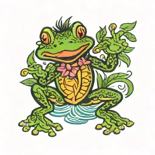 Luau Dancing Frog