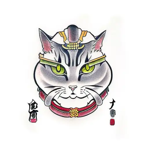 Japanese Cat Samurai