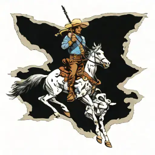 Frederick Remington Cowboy Painting But Turn In Into A