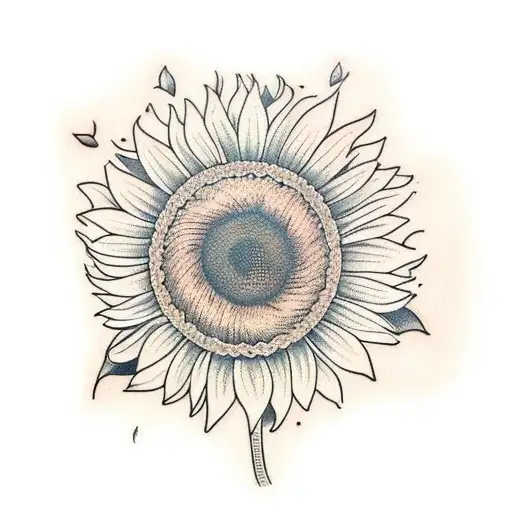 Sunflower And Daisy Vine