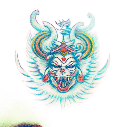 Representing Warrior Mentality And Succcess From Hindu Mythology