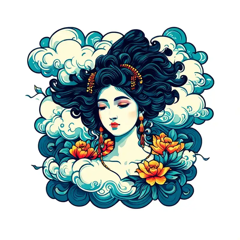 Eastern Cloud Pattern Inspired