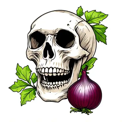 Skull And Onion