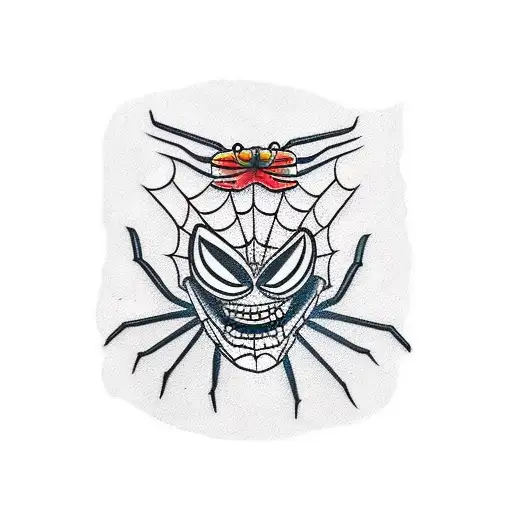 Spider With Geisha Head