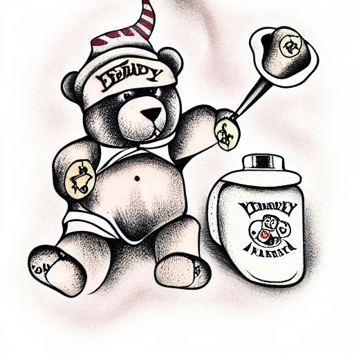 Teddy Bear Dressed As A Wizard