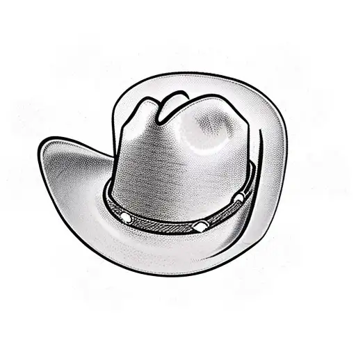 Cowboy Hat And A Walking Cane