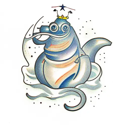 A Cartoon Slug Animal