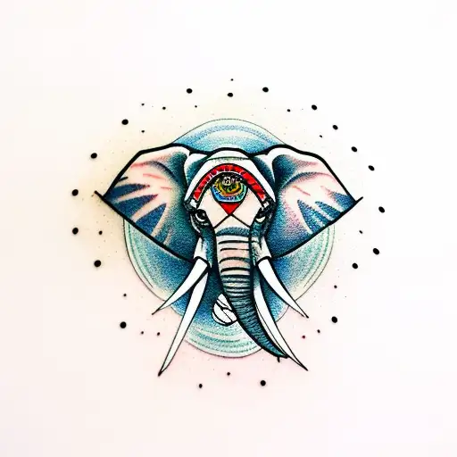 Elephant Head With 3Rd Eye
