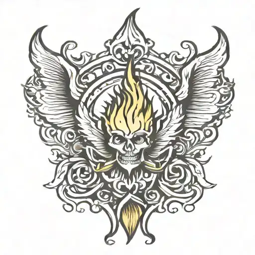 The Name Ember With Fire Surrounded