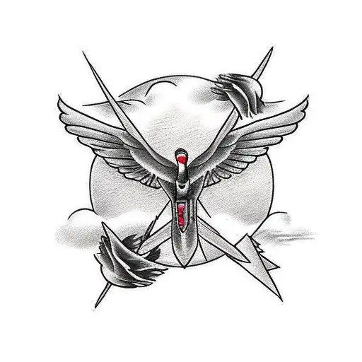 2 Swallows Fly To Heaven Island