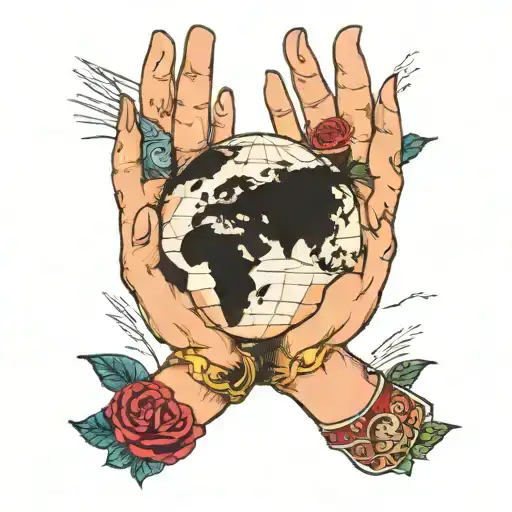 World Travel 4 Hands Holding