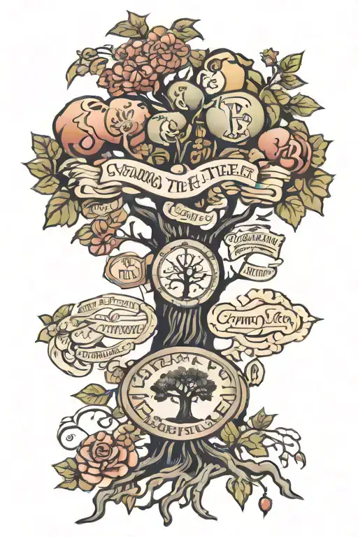 Something Representing Family Tree Growing Money
