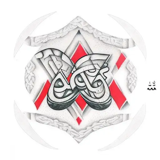 Watermelon Slice With Free Palestine In Arabic Writing Around It