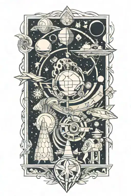 Sci Fi Scene Geometric