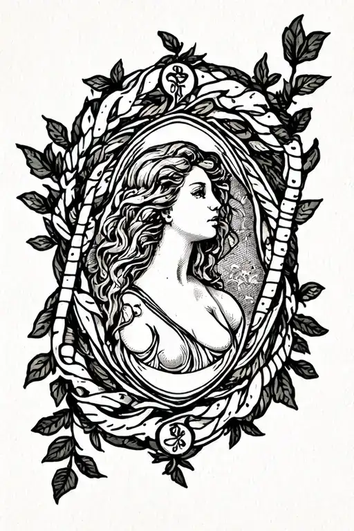 Feminism Symbol Intertwined Vines