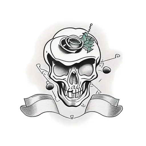 Skeleton With Coffee