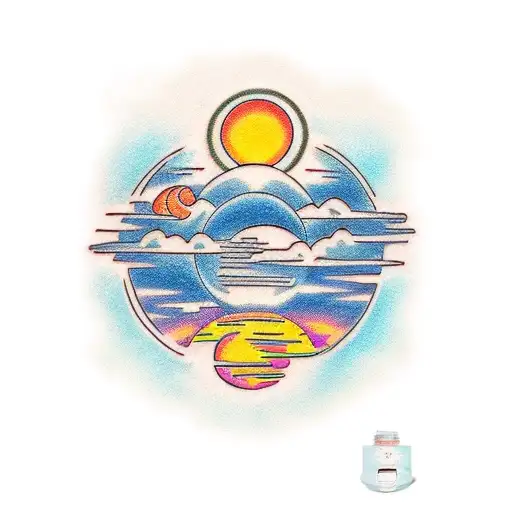 The Sunset On Tatooine In Color