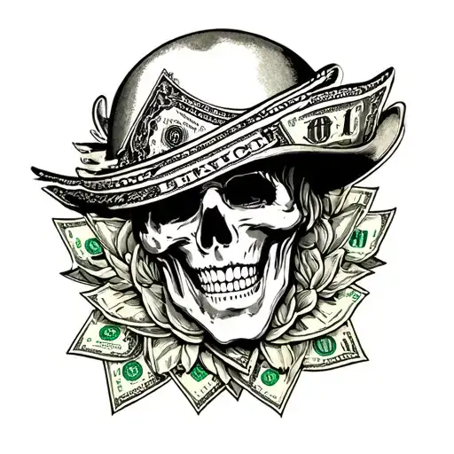 Money Lustfull Tatted Chicano Style