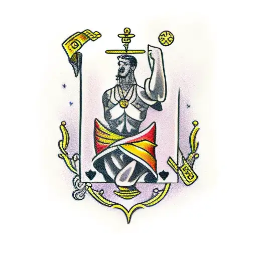 Law Libra With Gambling Theme