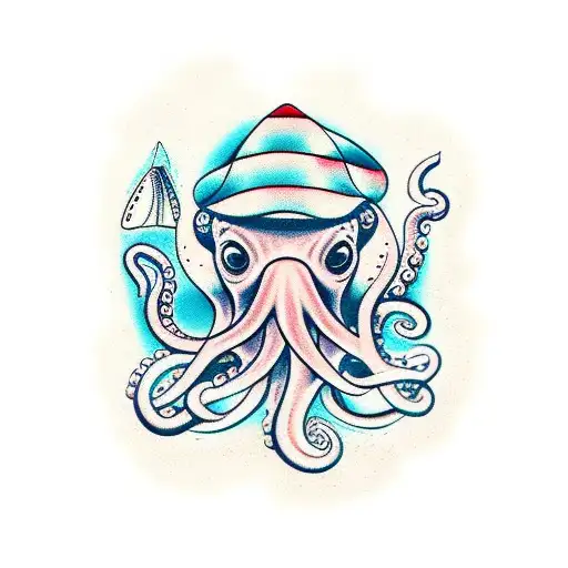 Octopus Trident Posiden