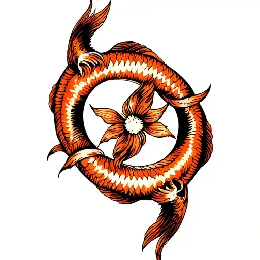 Pisces Woman Leo Zodiac Sign Intertwined