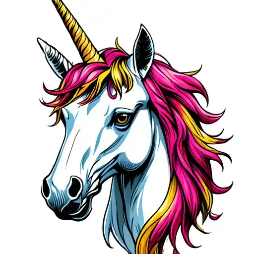 Scottish Unicorn Head