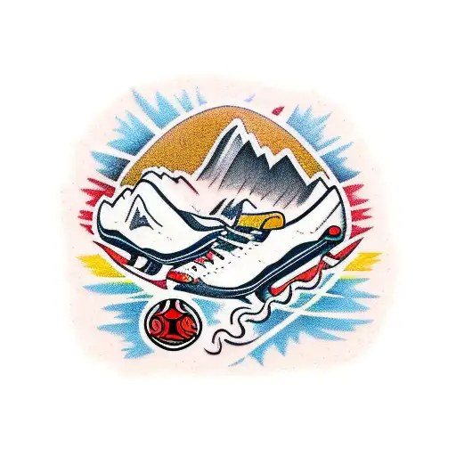 Combine Your Love For Hockey And Mountains Into A Unique Tattoo Design