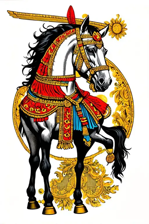 Horse Senator Incitat From Rome Empire In Rome Wears Horse Of Kaligula