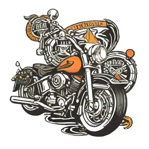 Harley Davidson Logo Dad