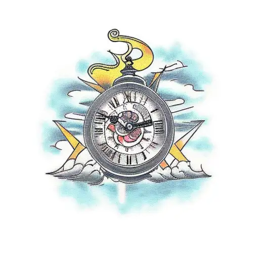 Clock With Background