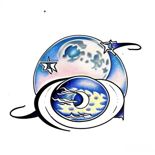 Moon And Star Anklet