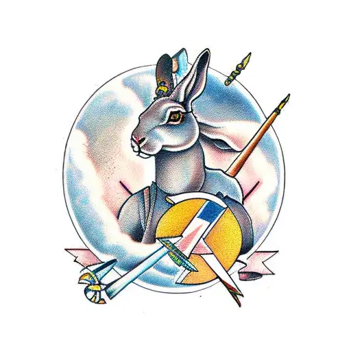 Sagittarius With Rabbit