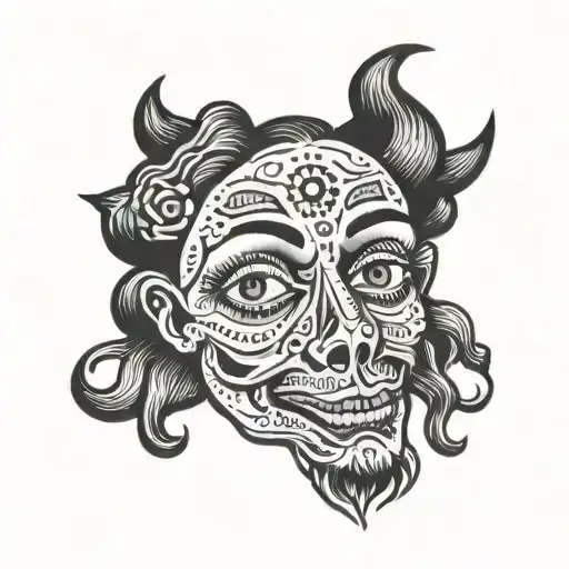 Eyes Crying While Bills Of Money Are Wiping Away The Tears