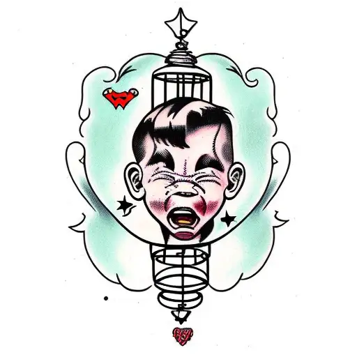 Cry Baby In Cage