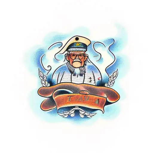 The Word Grandpa In Cursive